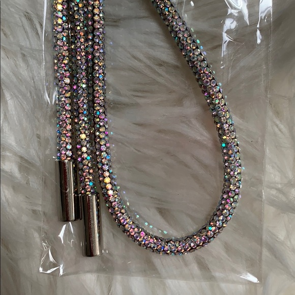RHINESTONE HOODIE STRINGS 4 COLORS AVAIL - Picture 11 of 17